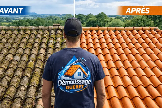 Nettoyage de toiture Guéret Creuse 23